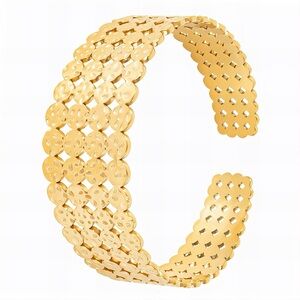 18k gold plated stainless steel bracelet